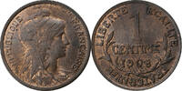 France Centime Dupuis, Paris, Bronze, Gadoury:90, KM:840 -