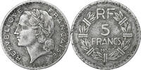 5 Francs 1952 Paris Frankreich Lavrillier, Paris, Aluminium, S+, Gadoury:766a S+