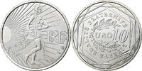 France 10 Euro Semeuse, Silver, KM:1580 -