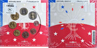 France 1 Cent to 2 Euro Monnaie de Paris, Paris, BU -