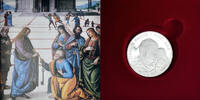 VATICAN CITY 10 Euro Jean-Paul II, Rome, Silver, KM:355 -