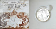 VATICAN CITY 10 Euro Rome, 350ème anniversaire de la colonnade de la -