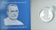 VATICAN CITY 5 Euro Jean Paul Ier, Rome, Proof, Silver -