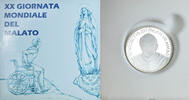 VATICAN CITY 10 Euro Journée de la Maladie, Rome, Proof -