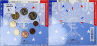 France 1 Cent to 2 Euro euro set, Monnaie de Paris, BU -