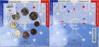 France 1 Cent to 2 Euro euro set, Monnaie de Paris, BU -