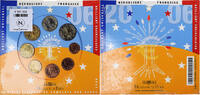 France 1 Cent to 2 Euro euro set, Monnaie de Paris, BU -