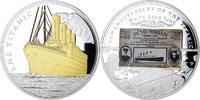 France Medaille 100ème Anniversaire du Titanic, Copper Plated Silver -