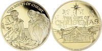 France Medaille The Birth of Christ, Copper Gilt -