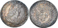 France 1/2 Ecu aux palmes Louis XIV, Strasbourg, reformed, Silver -