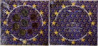 Euro-Set 2002 Frankreich Monnaie de Paris, FDC.BU, STGL STGL