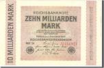 Germany 10 Milliarden Mark Banknote, 1923-10-01, KM:117b -