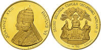 Vatican Medaille Jean XXIII et Paul VI, Gold, IIe Concile Oecuménique du MS(60-62)
