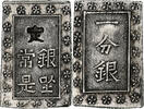 Japan Bu, Ichibu 1859-1868 Silver, KM:16a AU(55-58)