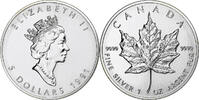 Canada 5 Dollars Elizabeth II, Royal Canadian Mint, Silver -