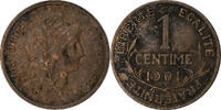 France Centime Dupuis, Paris, Bronze, Gadoury:90, KM:840 -