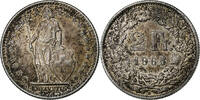 Switzerland 2 Francs Coin, Bern, Silver, KM:21 -