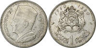 Morocco Dirham Mohammed V, Paris, Silver, KM:55 -