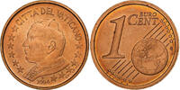 VATICAN CITY Euro Cent John Paul II, Jean-Paul II, Rome, Copper Plated -