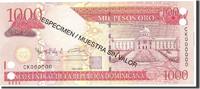 Dominican Republic 1000 Pesos Oro Banknote, Undated, KM:180s2 -