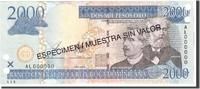 Dominican Republic 2000 Pesos Oro Banknote, Undated, KM:174s2 -