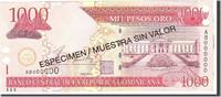 Dominican Republic 1000 Pesos Oro Undated, KM:173s1
