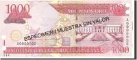 Dominican Republic 1000 Pesos Oro Undated, KM:173s2