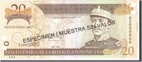 Dominican Republic 20 Pesos Oro Undated, KM:169s2