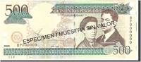 Dominican Republic 500 Pesos Oro Undated, KM:172s2