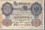 Germany 20 Mark KM:40b, 1910-04-21