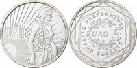 France 5 Euro Semeuse, Paris, Silver -