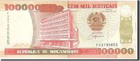 Mozambique 100,000 Meticais Banknote, Undated, KM:139 -