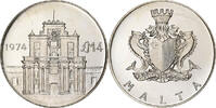 Malta 4 Pounds Silver, KM:25 -
