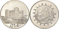 Malta 4 Pounds Silver, KM:33 -
