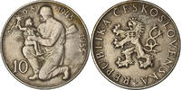 Czechoslovakia 10 Korun Silver, KM:42 -
