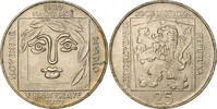 Czechoslovakia 25 Korun Silver, KM:68 -