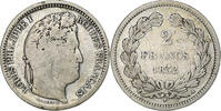 France 2 Francs Louis-Philippe, Paris, Silver, KM:743.1 -