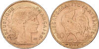 France 10 Francs 1911 Paris Marianne Coq, Paris, Gold, KM:846 AU(55-58)