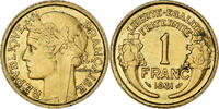 France Franc Coin, Morlon, Aluminum-Bronze, KM:885 -