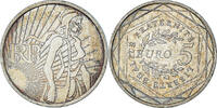 France 5 Euro Semeuse, Silver, KM:1534 -