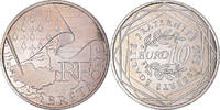 France 10 Euro Bretagne, Silver -