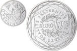 France 10 Euro Lorraine, Silver -