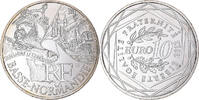 France 10 Euro Basse-Normandie, Silver -