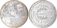 France 10 Euro Picardie, Silver -
