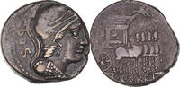 Denarius Coin, Rubria, Rome, Silver, Crawford:348/2 -