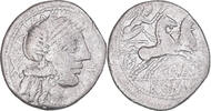Denarius Coin, Porcia, Rome, Silver, Crawford:274/1 -
