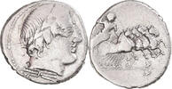 Denarius Coin, Gargonia, Rome, F(12-15), Silver, Crawford:350A/2 -
