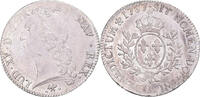 France Écu au bandeau Coin, Louis XV, Bayonne, Silver -
