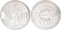 France 10 Euro Paris, Semeuse, Silver -
