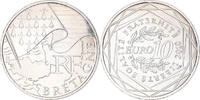 France 10 Euro Paris, Bretagne, Silver -